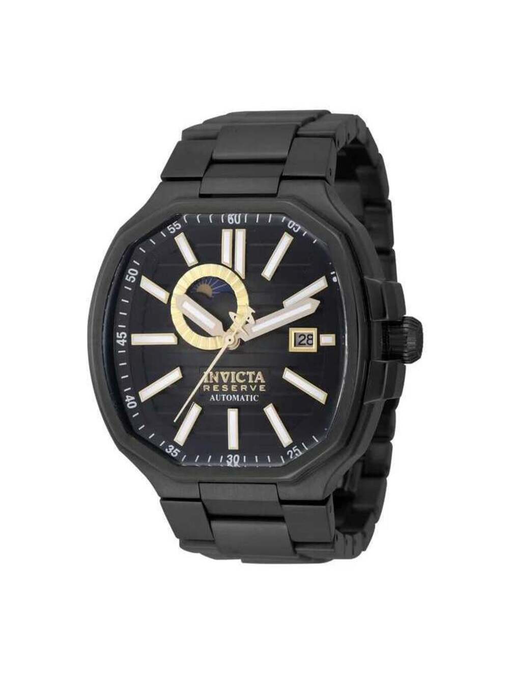Invicta Reserve Objet D Art Louvera Automatic Men's Watch - 45mm, Black (45578)